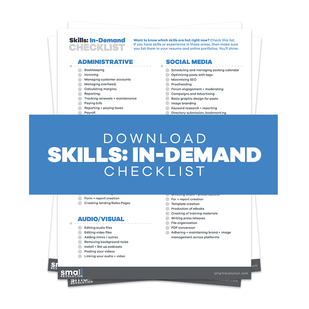 Skills In Demand Checklist